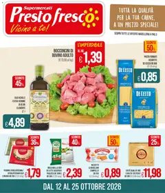 Anteprima Presto Fresco volantino valida dal 12/10/2026