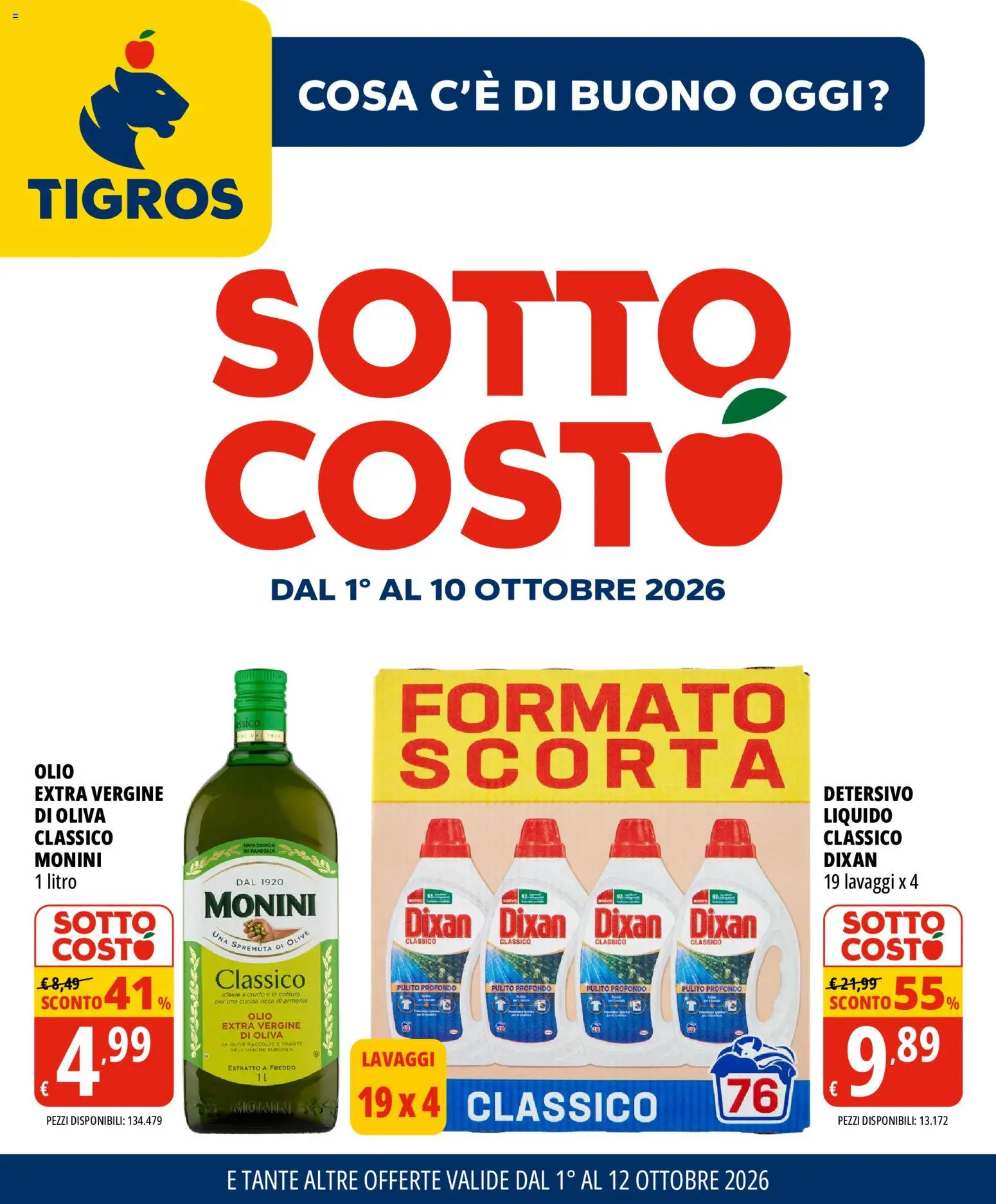 Tigros volantino - pagina 1 - valido dal 01/10/2026