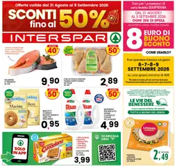 Anteprima Interspar volantino valida dal 31/08/2026