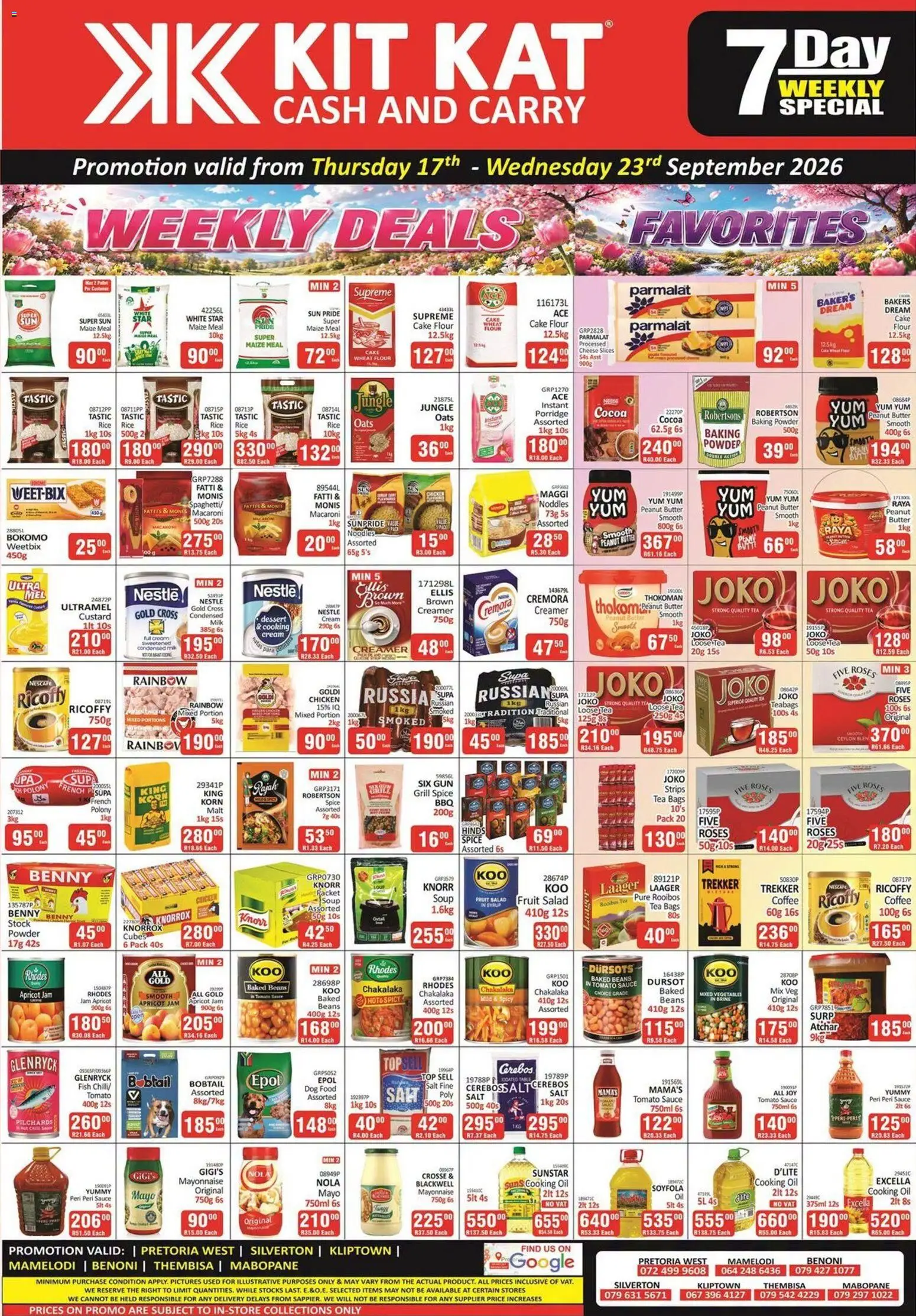KIT KAT Cash & Carry Specials - page 1- valid from 17/09/2026