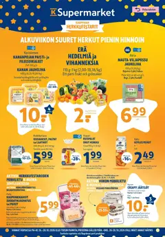 Esikatselu K-Supermarket tarjoukset voimassa alkaen 26/10/2026