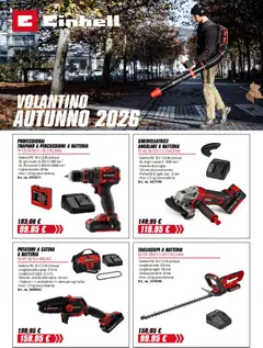 Anteprima Einhell volantino valida dal 01/10/2026