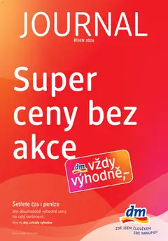 Náhled dm drogerie leták platný od 03.09.2026