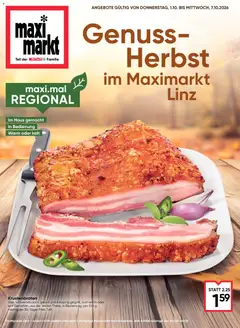 Vorschau Maximarkt Flugblatt gültig ab 01.10.2026