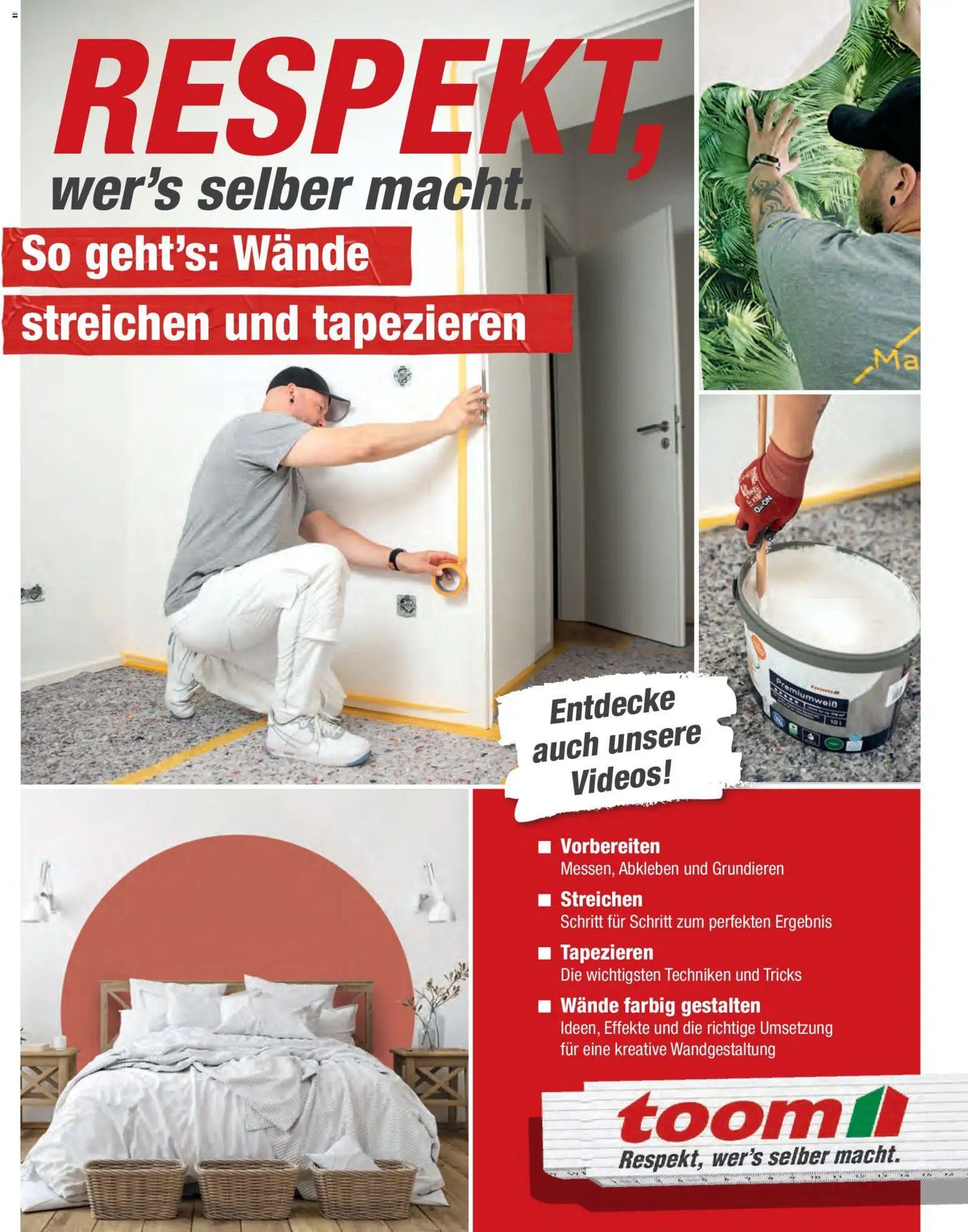 Wände streichen und tapezieren - Seite 1 - gültig ab 01.01.2026