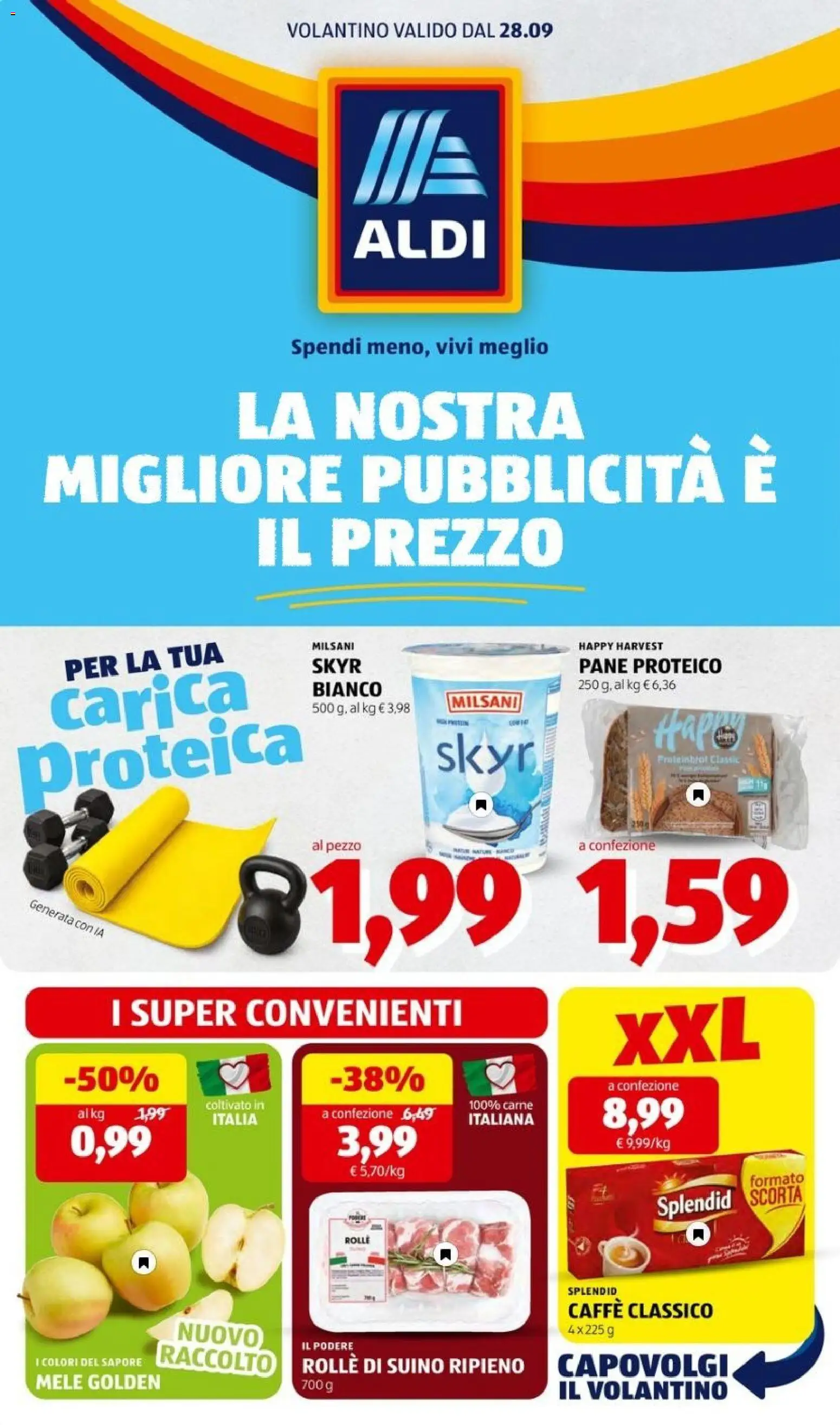 Aldi volantino - pagina 1 - valido dal 28/09/2026