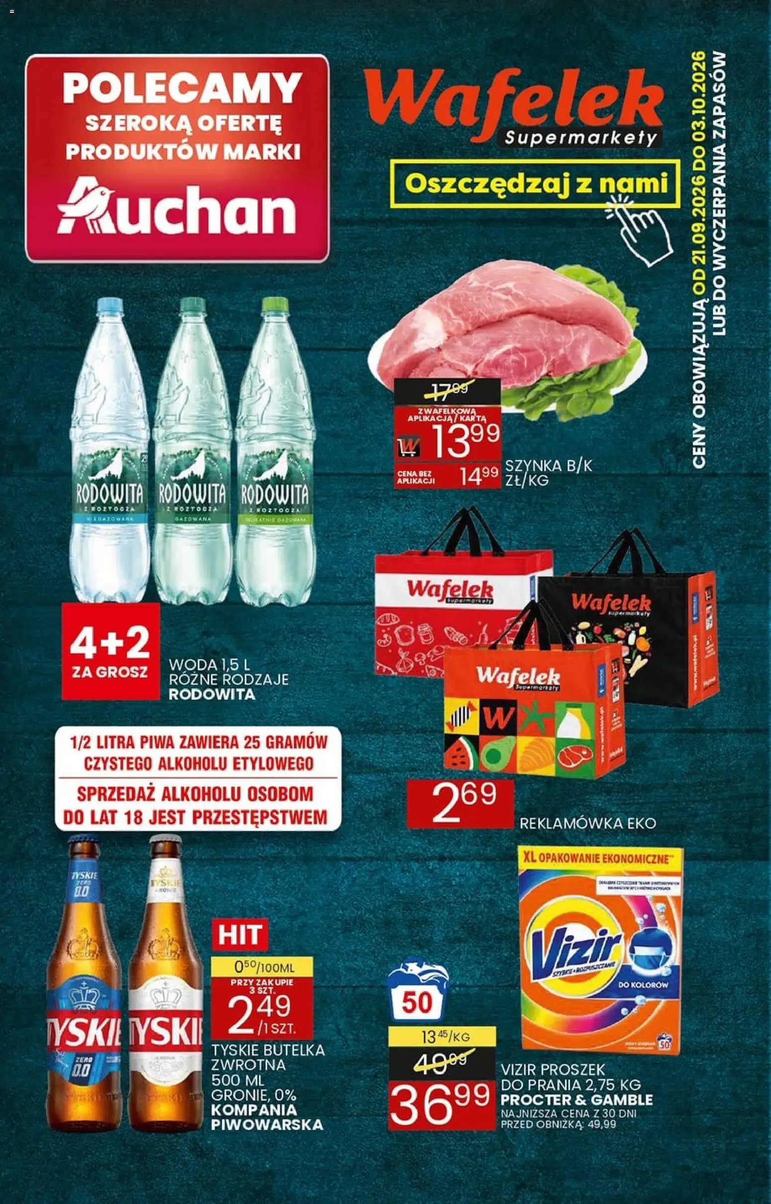 Wafelek gazetka - strona 1- ważny od 21.09.2026