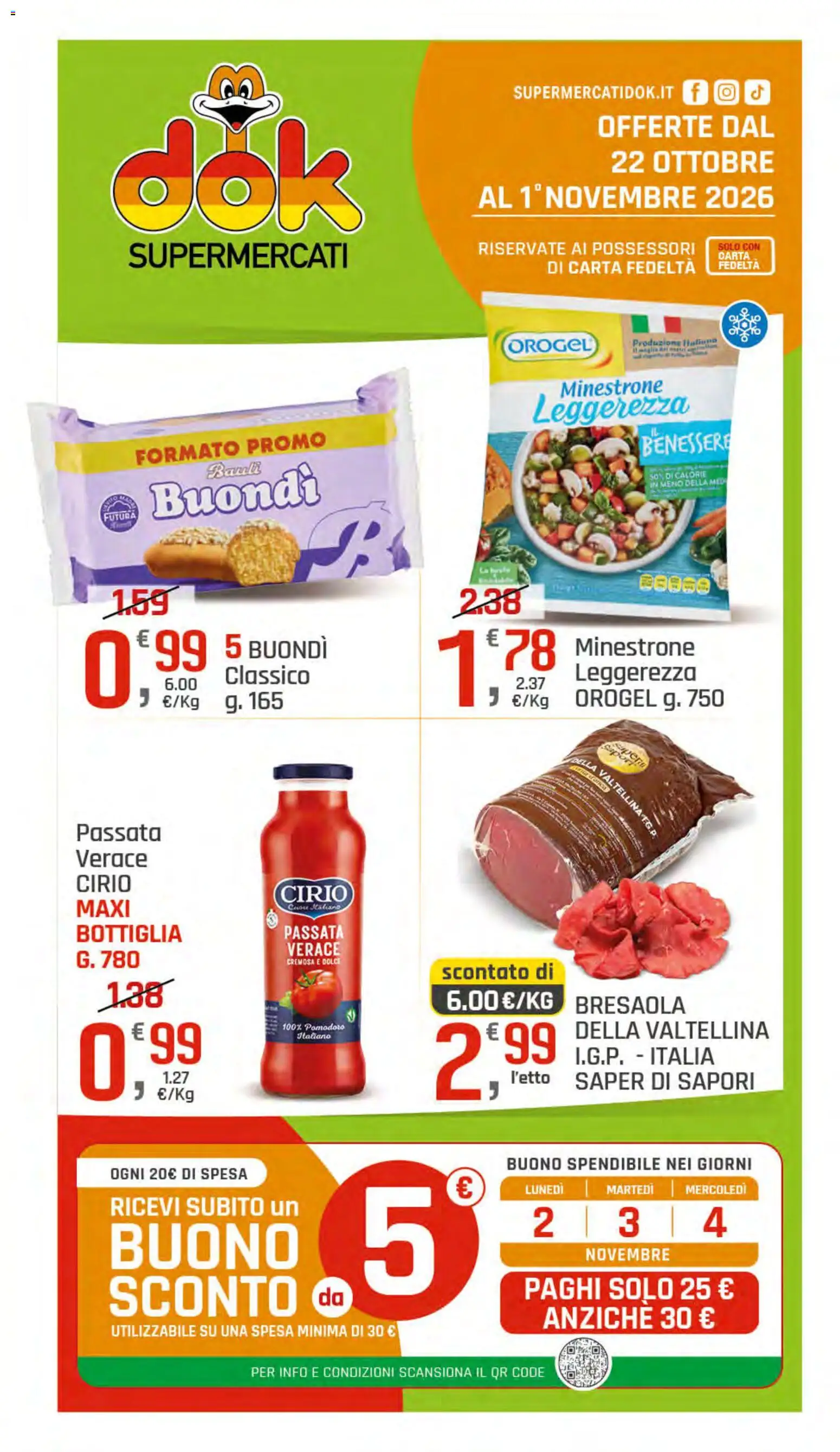 DOK volantino - pagina 1 - valido dal 22/10/2026