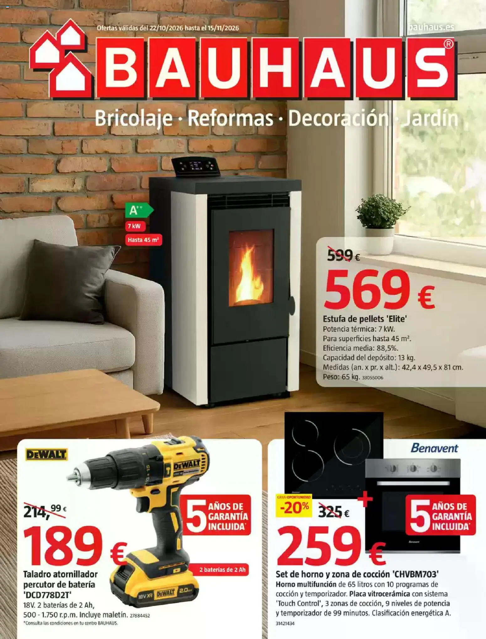 Bauhaus folleto - Página de 1 - Válido desde 22/10/2026