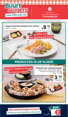 Buurtslagers Folder / Publicité geldig vanaf 16/09/2026
