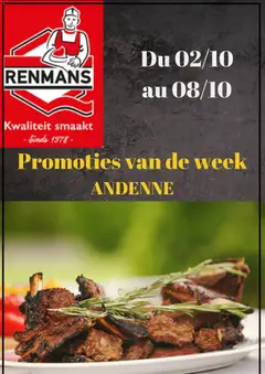 Renmans Folder / Publicité geldig vanaf 02/10/2026