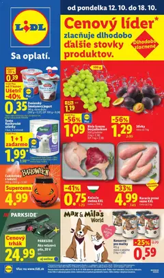 Lidl leták platný od 12.10.2026