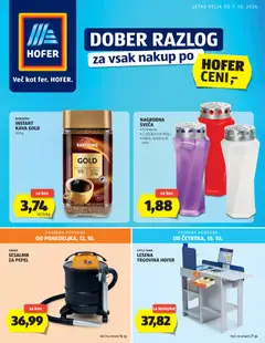 Hofer SI katalog od 07.10.2026