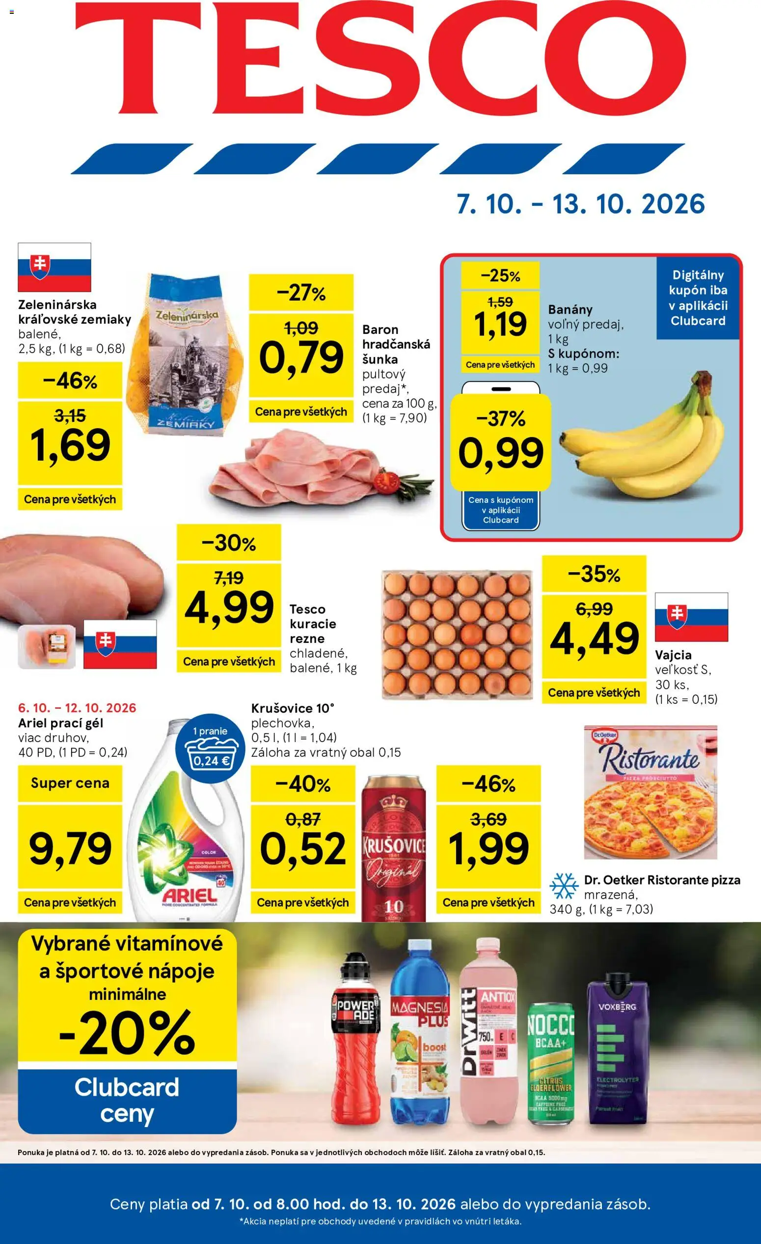 Tesco Hypermarket - leták - strana 1- platný od 07.10.2026