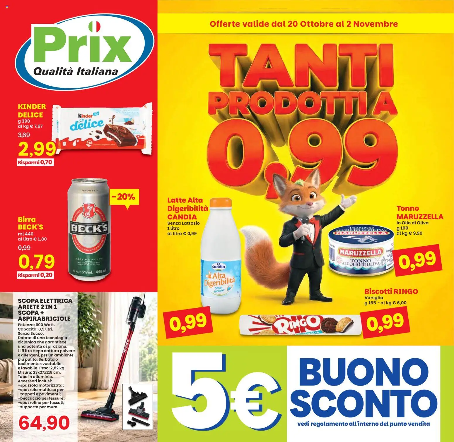 Prix volantino - pagina 1 - valido dal 20/10/2026