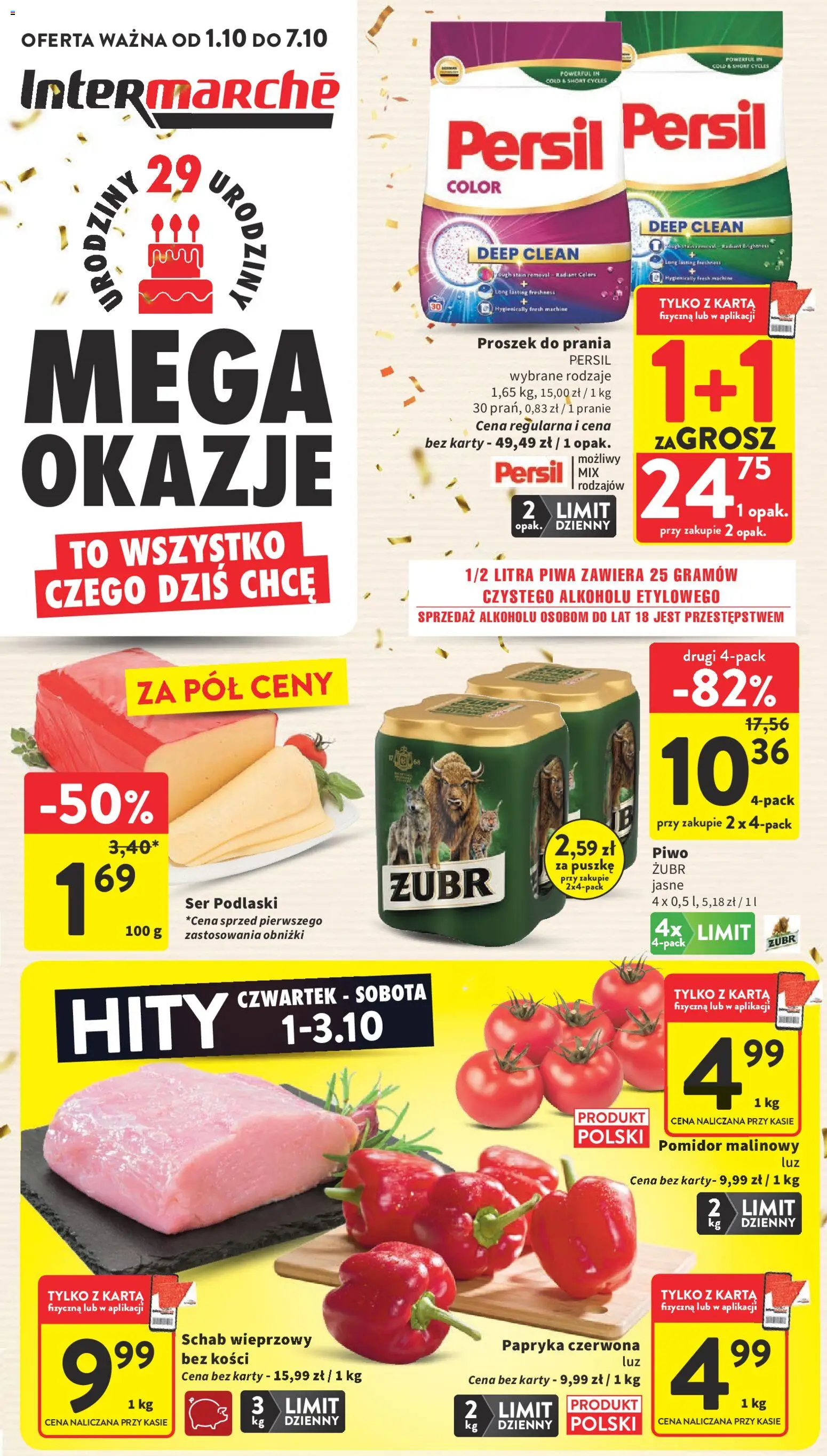 Intermarche gazetka - strona 1- ważny od 01.10.2026
