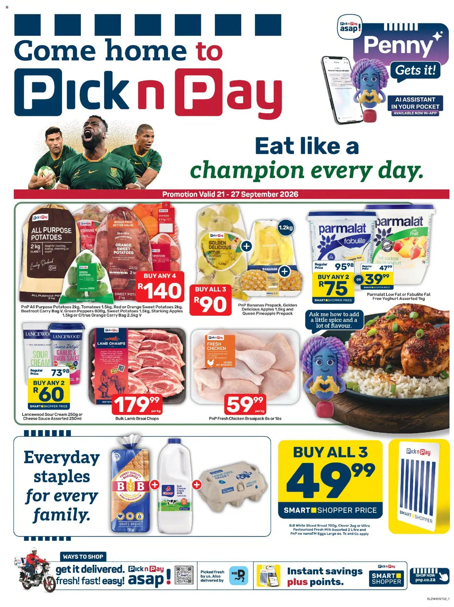 Pick n Pay Specials - page 1- valid from 21/09/2026