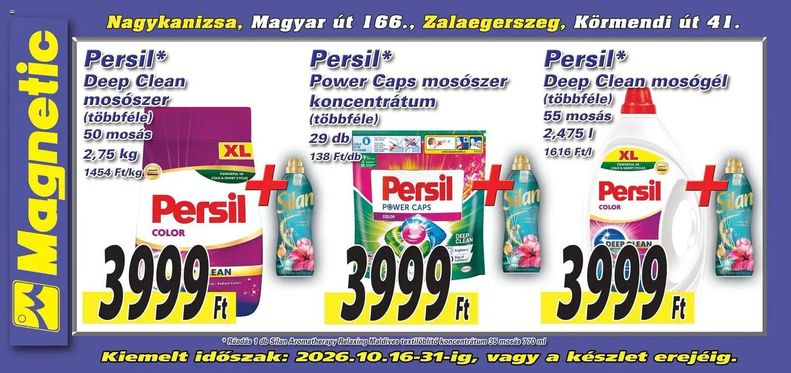 Magnetic Aktuális óriásplakátok - 1oldal - érvényes 2026.10.16.-tól