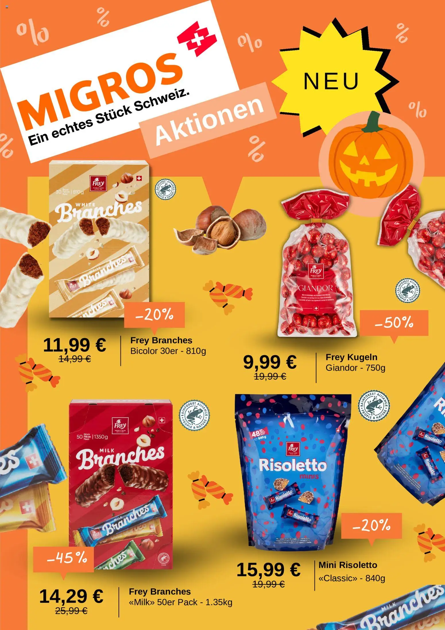 Migros Prospekt - Seite 1 - gültig ab 20.10.2026