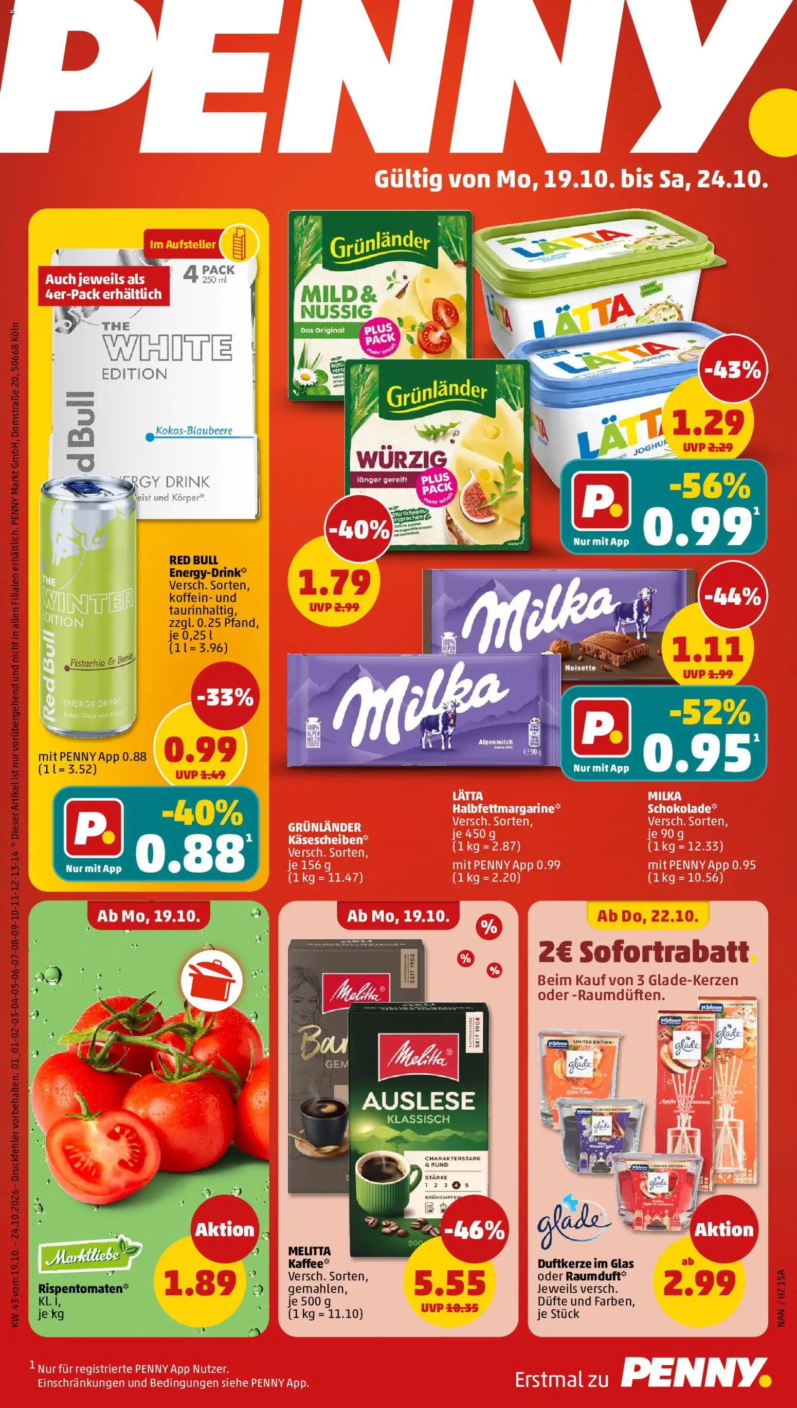 Penny Prospekt - Seite 1 - gültig ab 19.10.2026