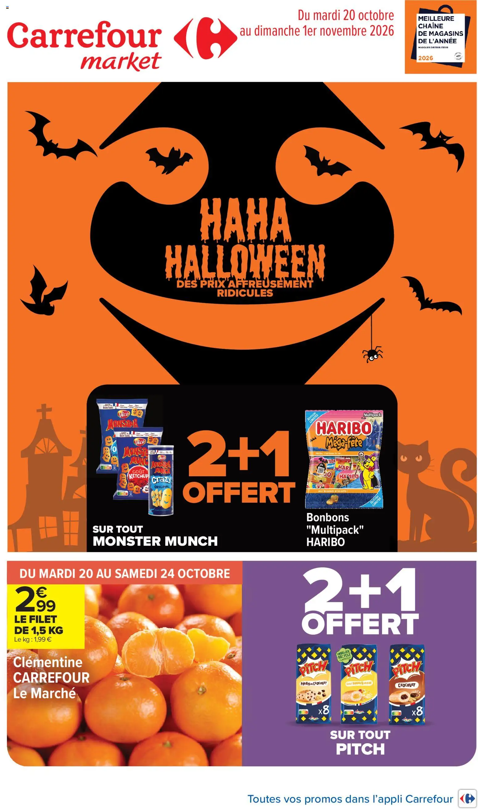 Carrefour catalogue - page 1 - valable à partir du 20/10/2026
