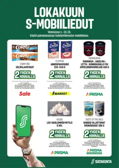 Esikatselu S-market Lokakuun S--Mobiiliedut voimassa alkaen 01/10/2026