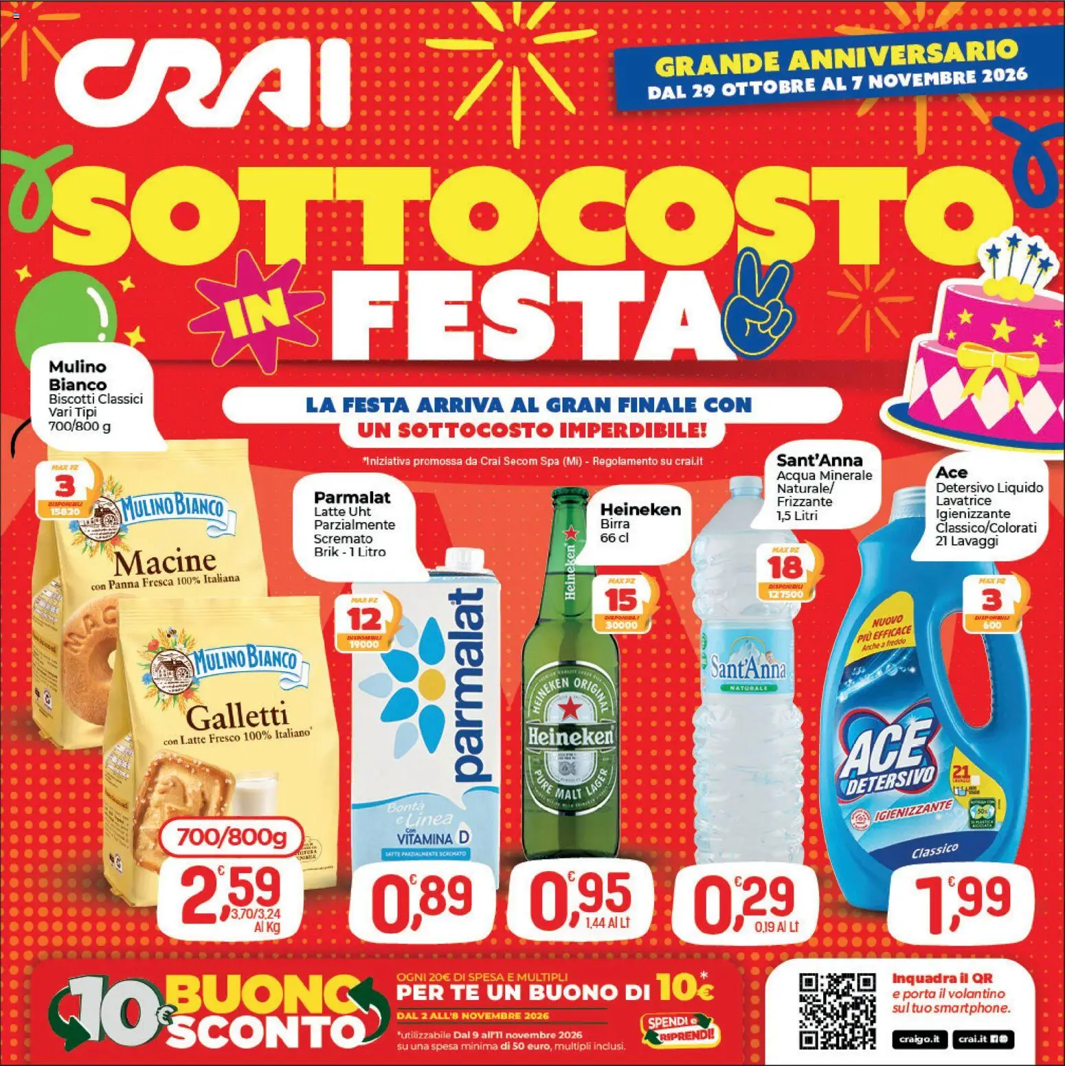 CRAI volantino - pagina 1 - valido dal 29/10/2026