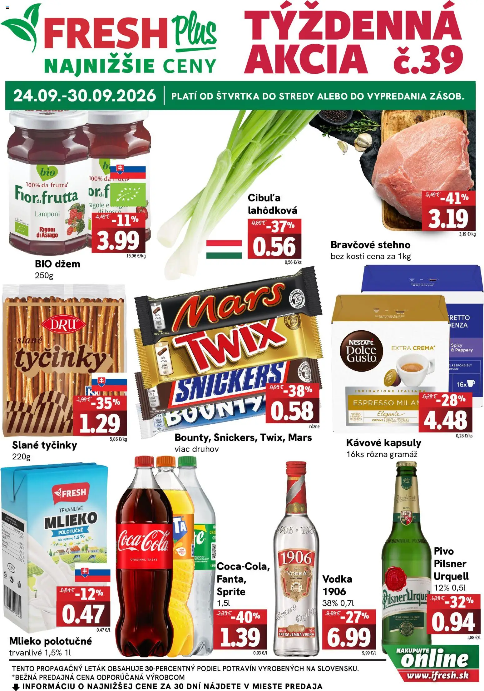 Fresh leták - strana 1- platný od 24.09.2026