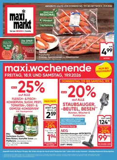 Vorschau Maximarkt Flugblatt gültig ab 17.09.2026