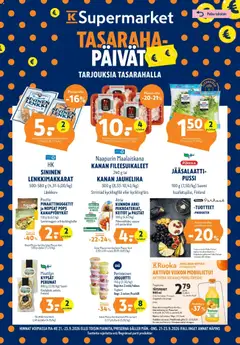 Esikatselu K-Supermarket tarjoukset voimassa alkaen 21/09/2026