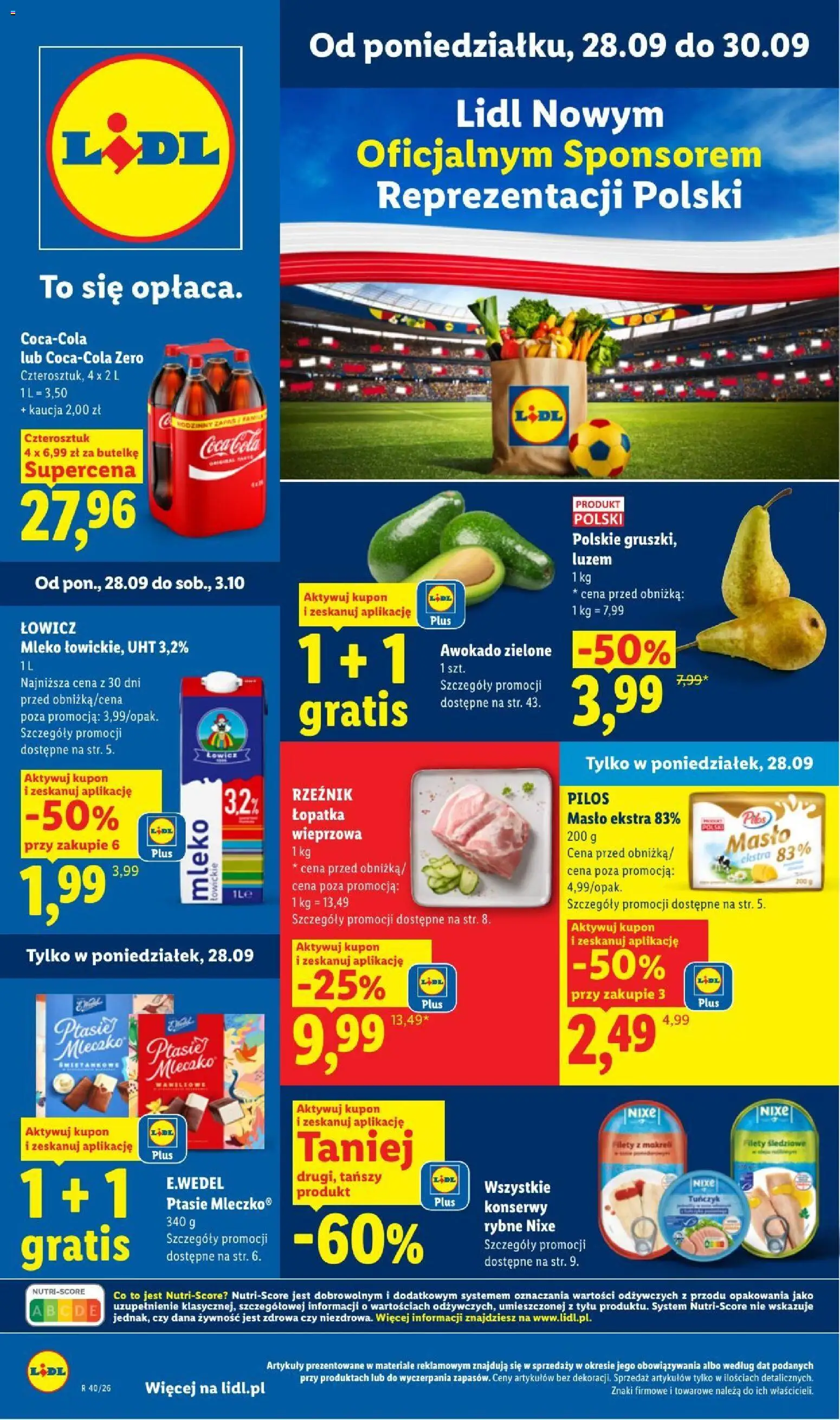 Lidl gazetka - strona 1- ważny od 28.09.2026