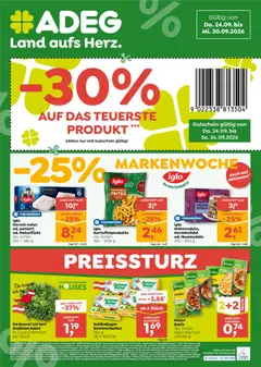 Vorschau ADEG Flugblatt gültig ab 24.09.2026