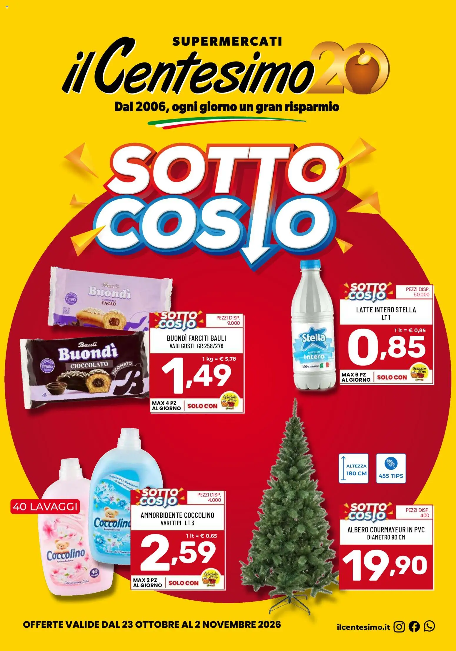 Il Centesimo volantino - pagina 1 - valido dal 23/10/2026