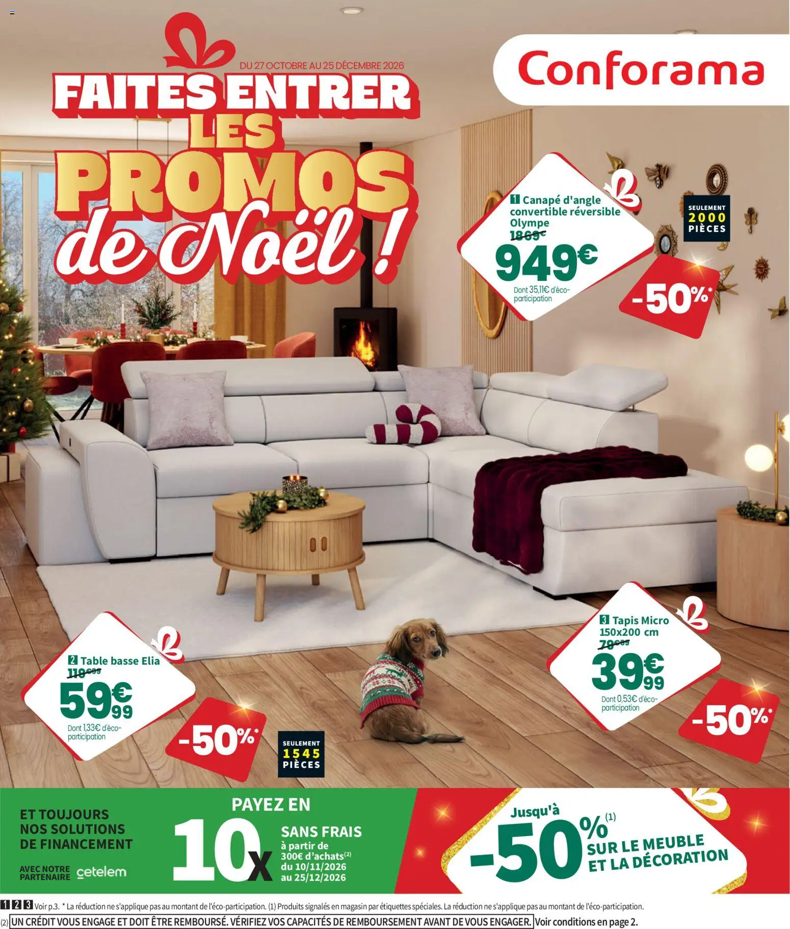 Conforama catalogue - page 1 - valable à partir du 27/10/2026