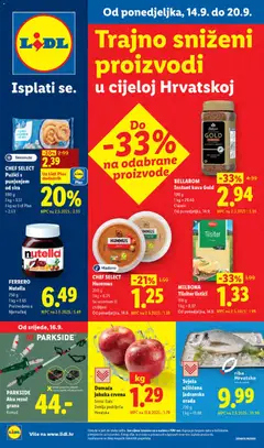 Lidl katalog od 14.09.2026