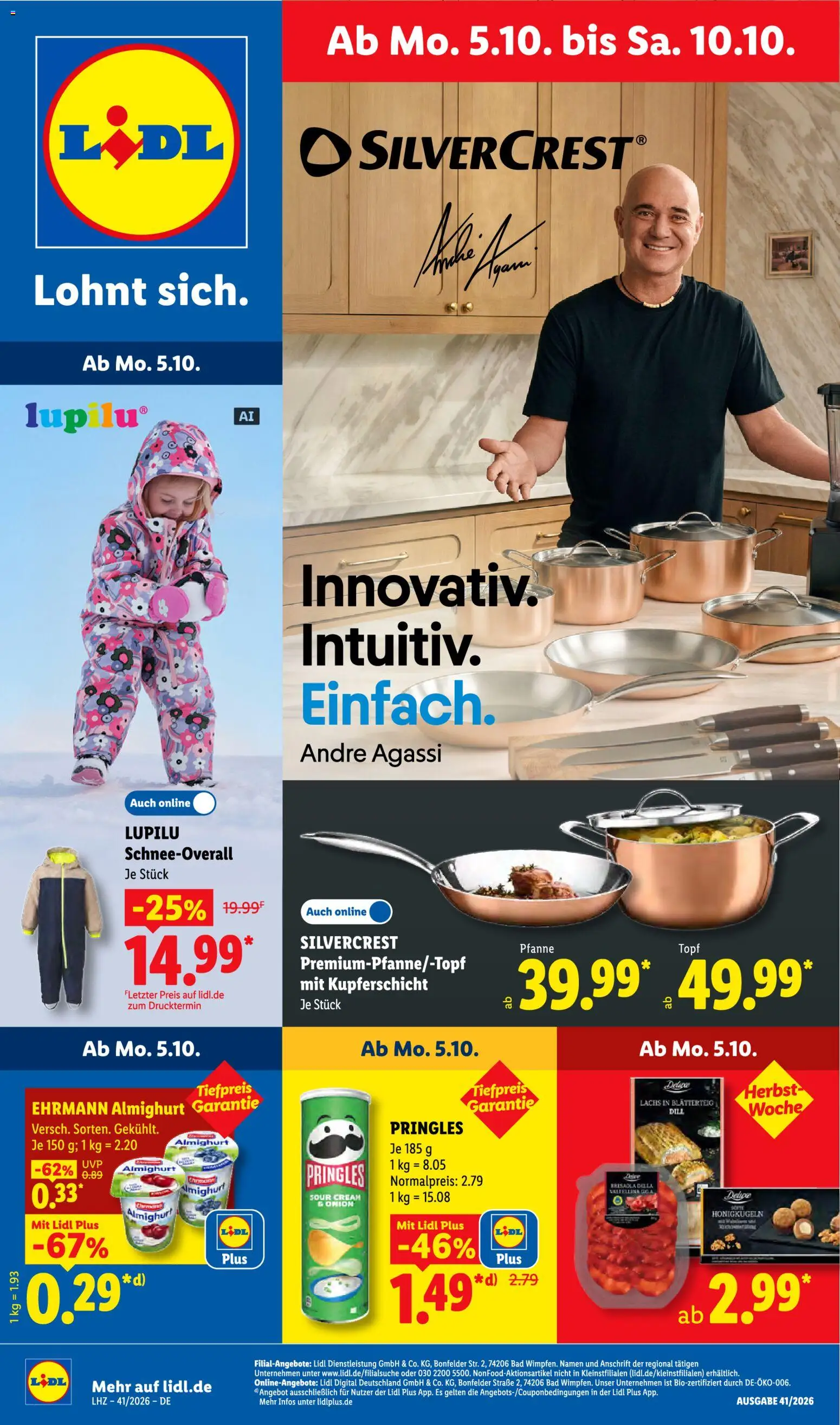 Lidl Prospekt - Seite 1 - gültig ab 05.10.2026