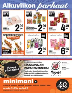 Esikatselu Minimani tarjoukset voimassa alkaen 05/10/2026