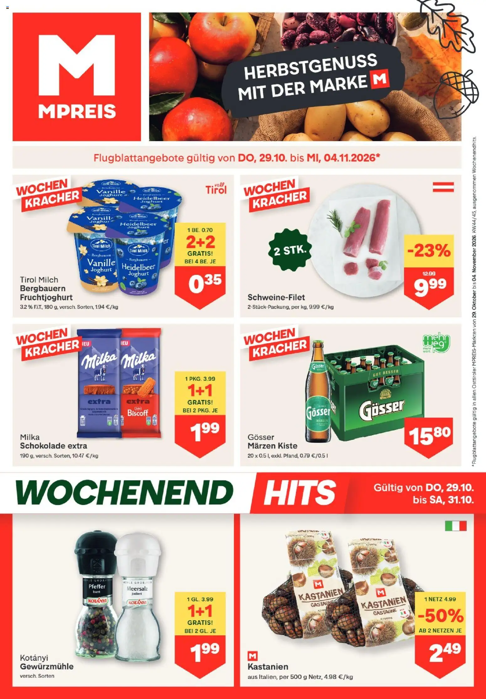 MPREIS - page 1- valid from 29.10.2026