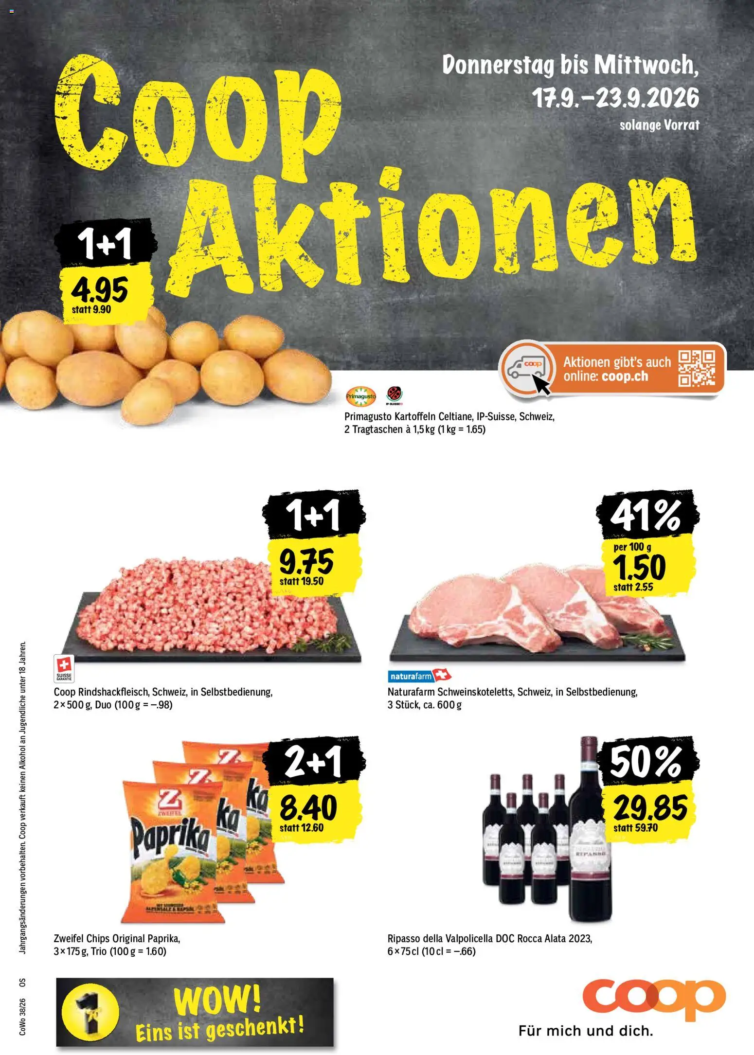 Coop aktionen - Seite 1- gültig ab 17.09.2026