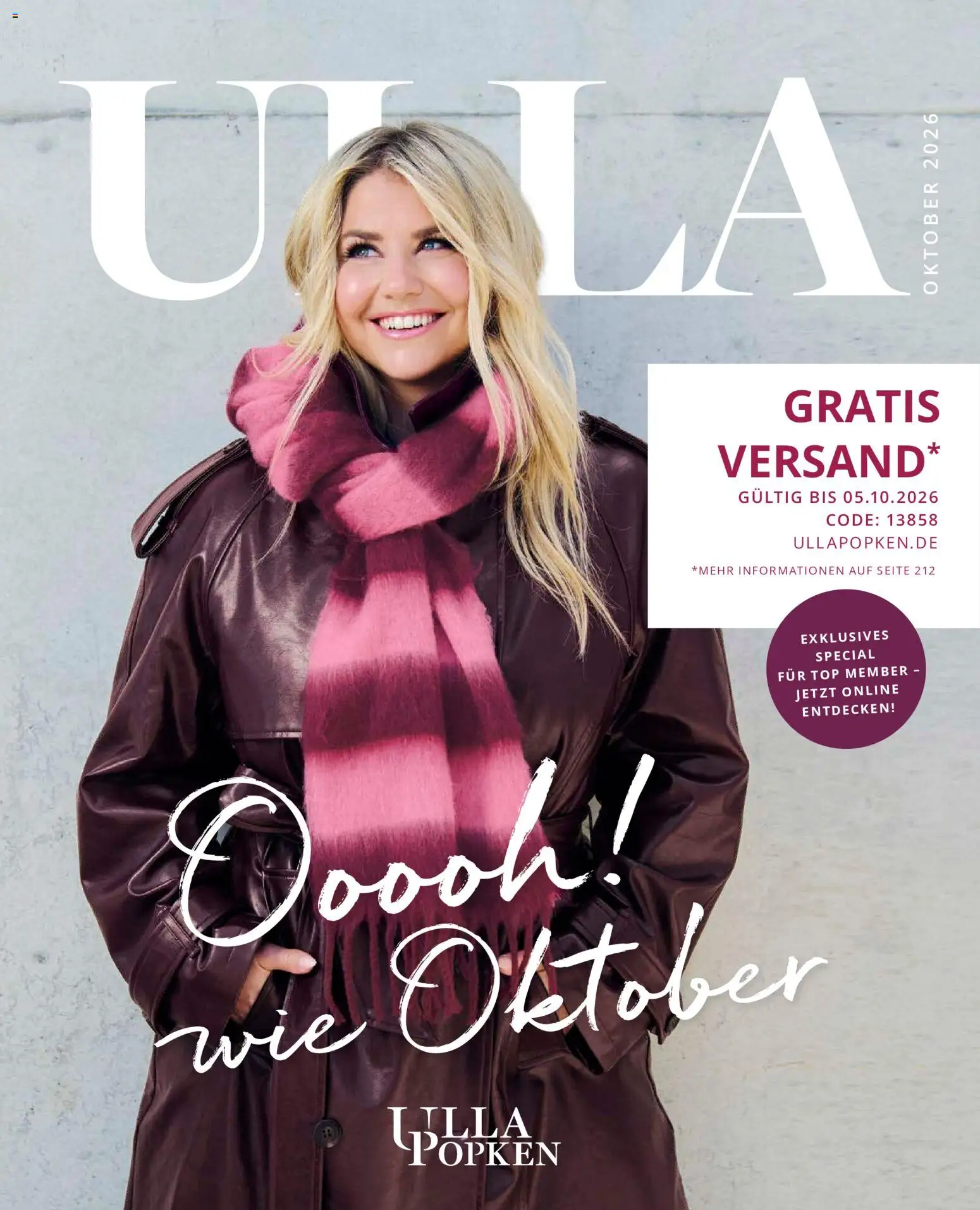 Ulla Popken akciós újság - 1oldal - érvényes 2026.10.01.-tól