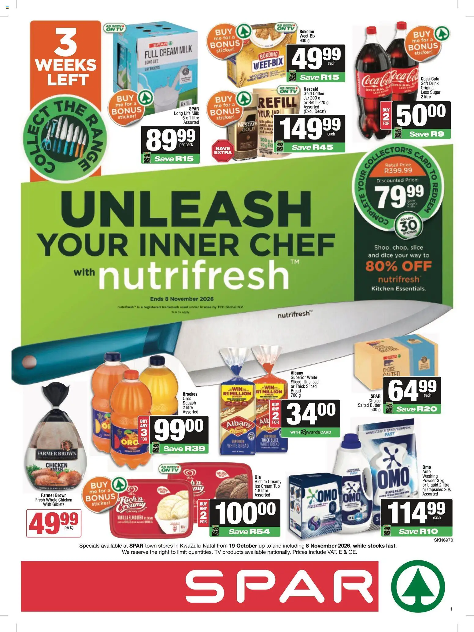 Spar Specials - page 1- valid from 19/10/2026
