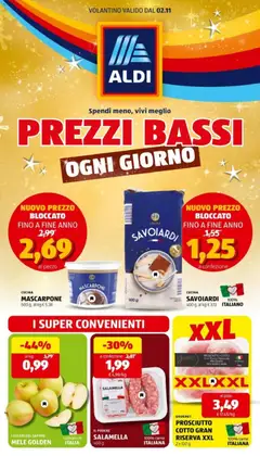 Anteprima Aldi volantino valida dal 02/11/2026