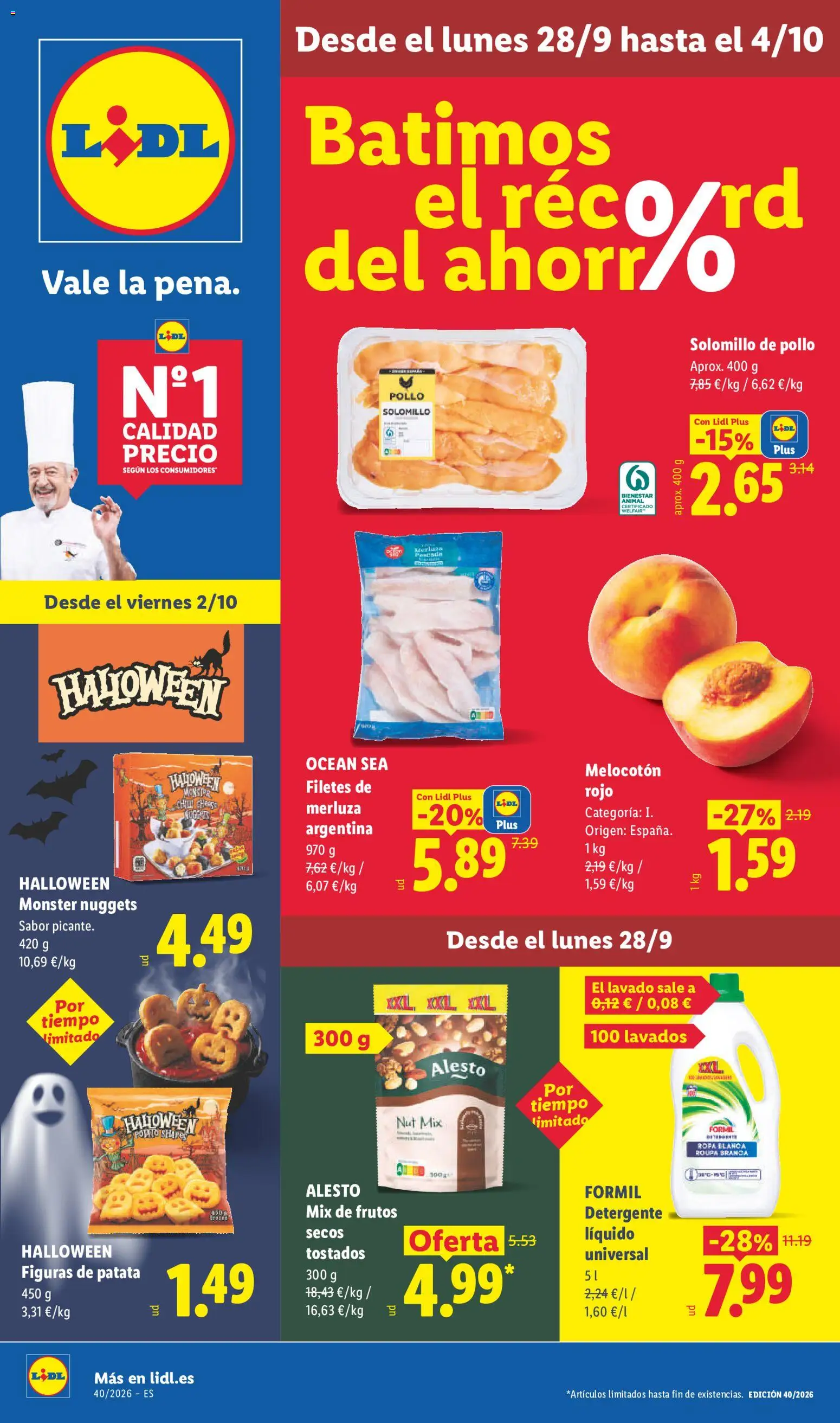 Lidl Folleto - Página de 1 - Válido desde 28/09/2026