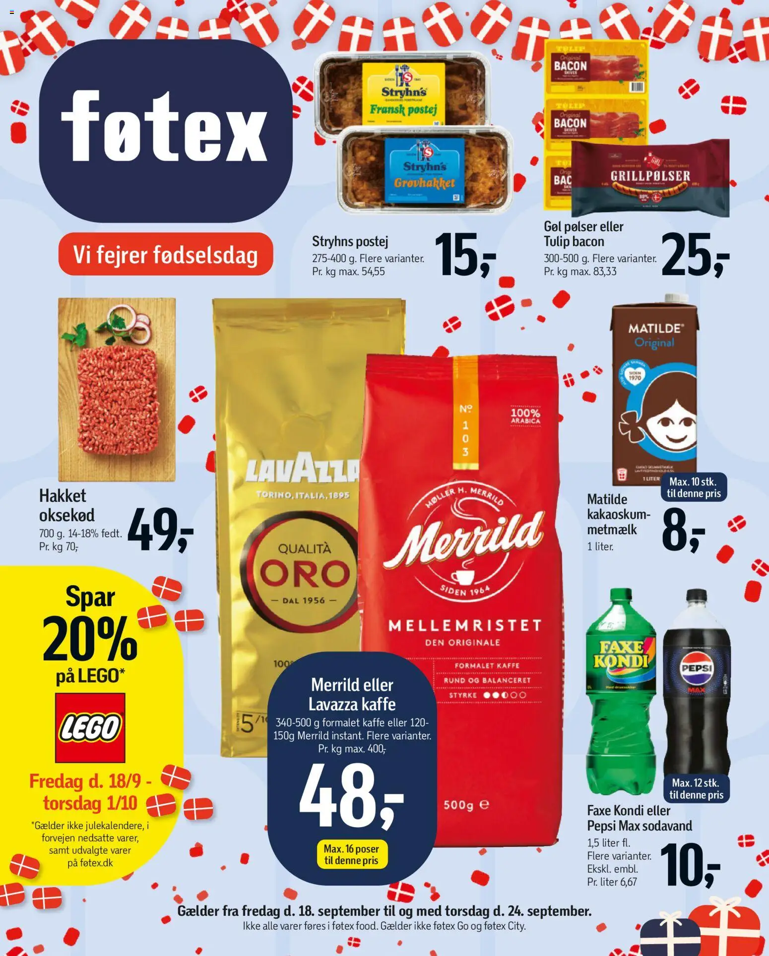 Føtex - Tilbudsavis uge 39 - side 1- gyldig fra 18/09/2026