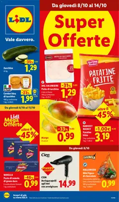 Anteprima Lidl volantino valida dal 08/10/2026