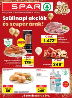 Előnézet Spar akciós újság érvényes 2026.09.24.-tól
