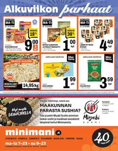 Esikatselu Minimani tarjoukset voimassa alkaen 12/10/2026