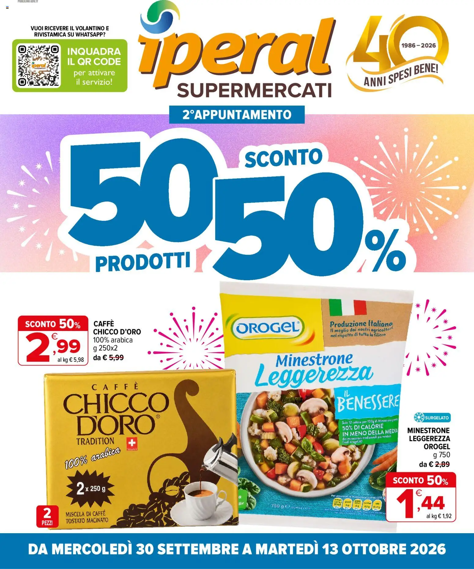 Iperal volantino - pagina 1 - valido dal 30/09/2026