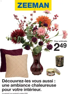 Aperçu Zeeman catalogue valable à partir du 03/10/2026