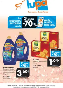 Vista previa del folleto Lupa Supermercados folleto válido desde 01/10/2026